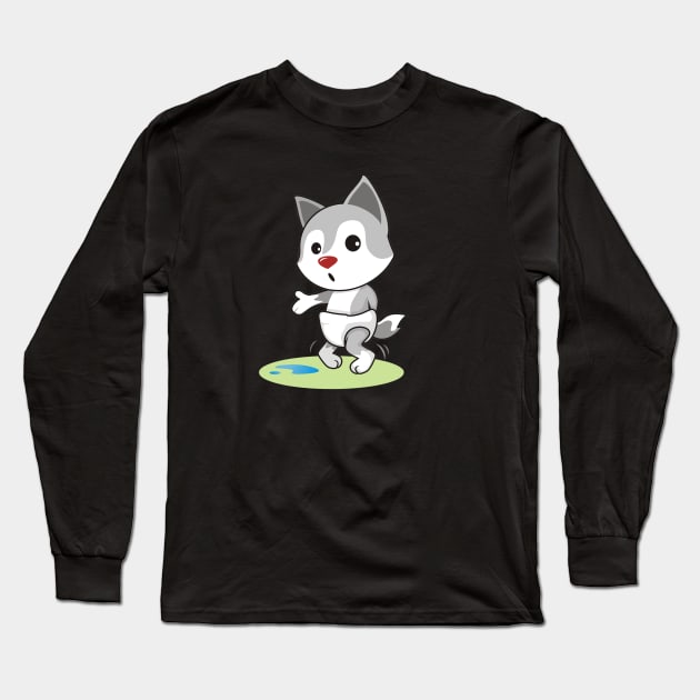 A kawaii Mouse Long Sleeve T-Shirt by Fade-the-red